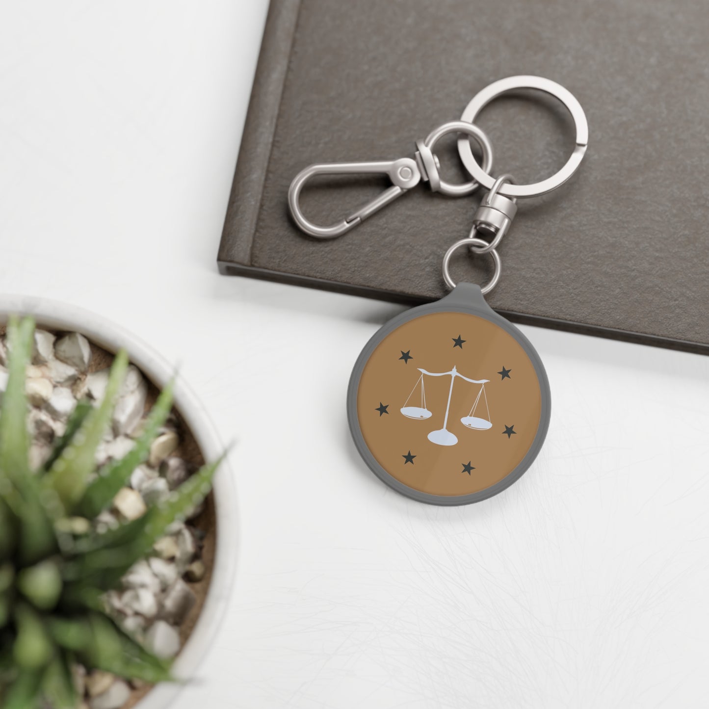 Balanced Scales Keyring Tag (Customizable)