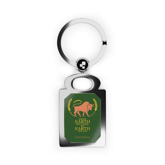 Ox Rectangle Photo Keyring (Customizable)