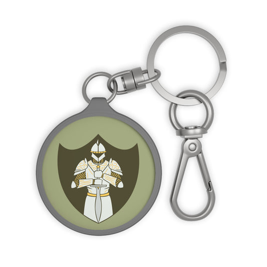 White Knight Keyring Tag (Customizable)