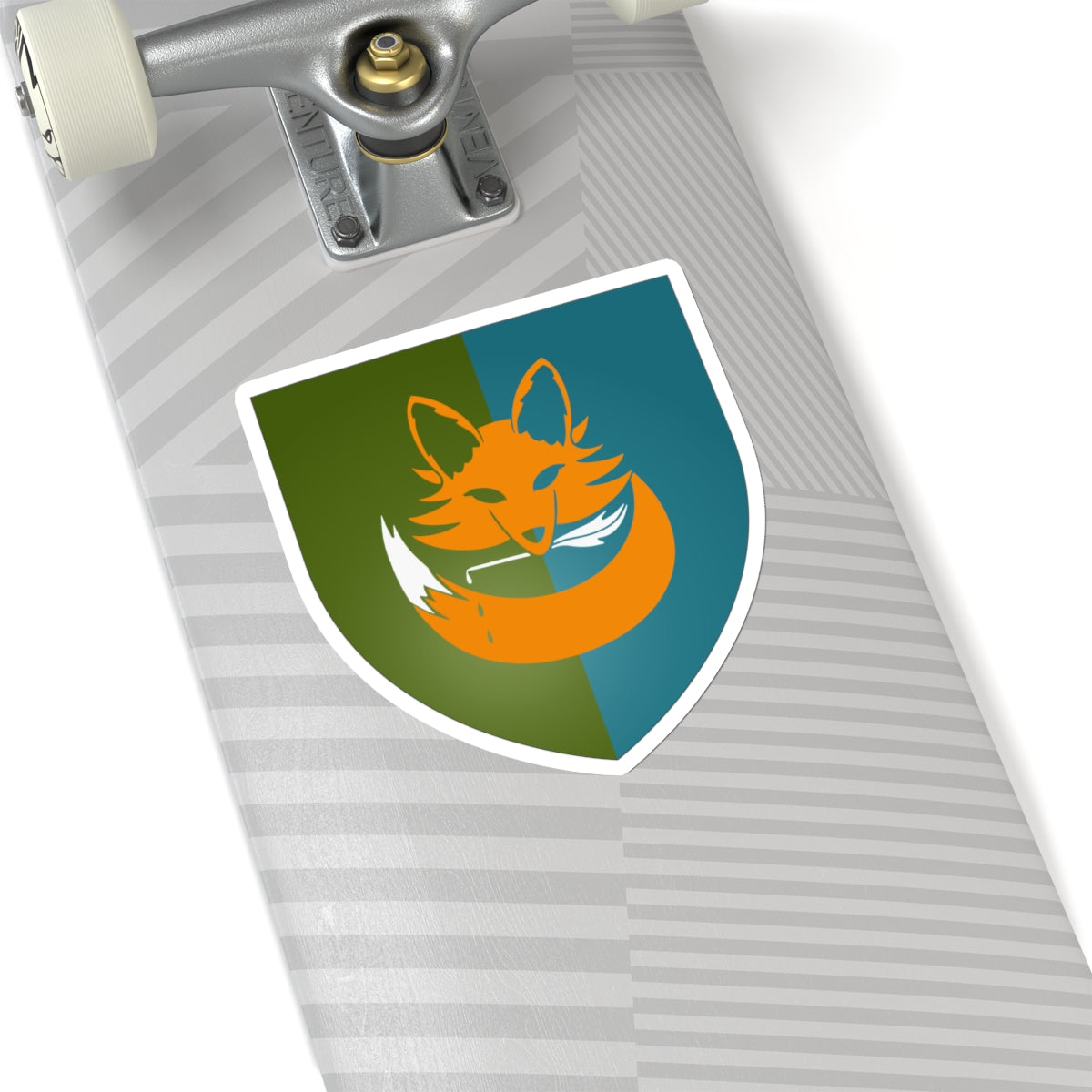 Fox with Quill Stickers (Customizable)