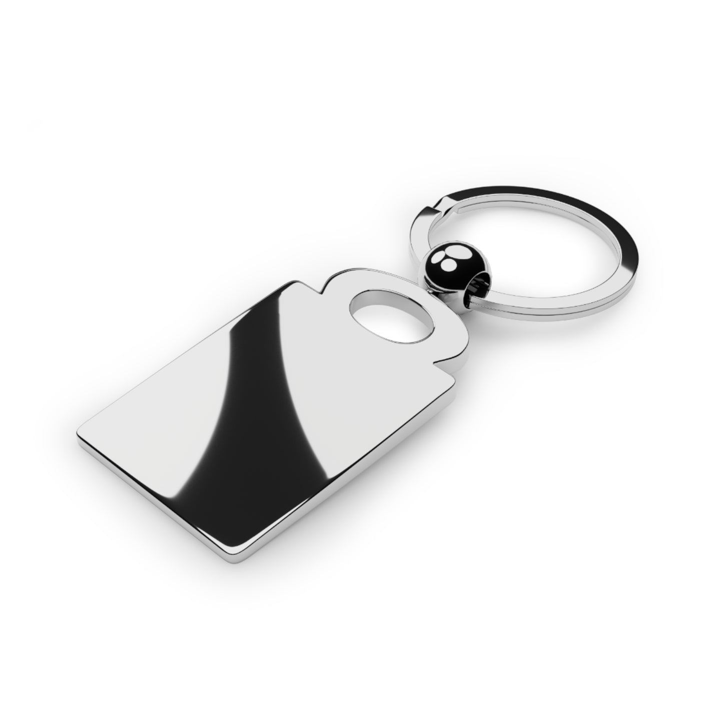 Balanced Scales Rectangle Photo Keyring (Customizable)