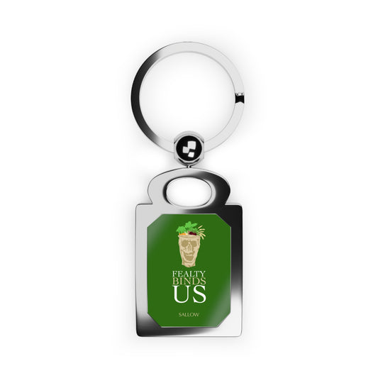 Famine Crops Rectangle Photo Keyring (Customizable)