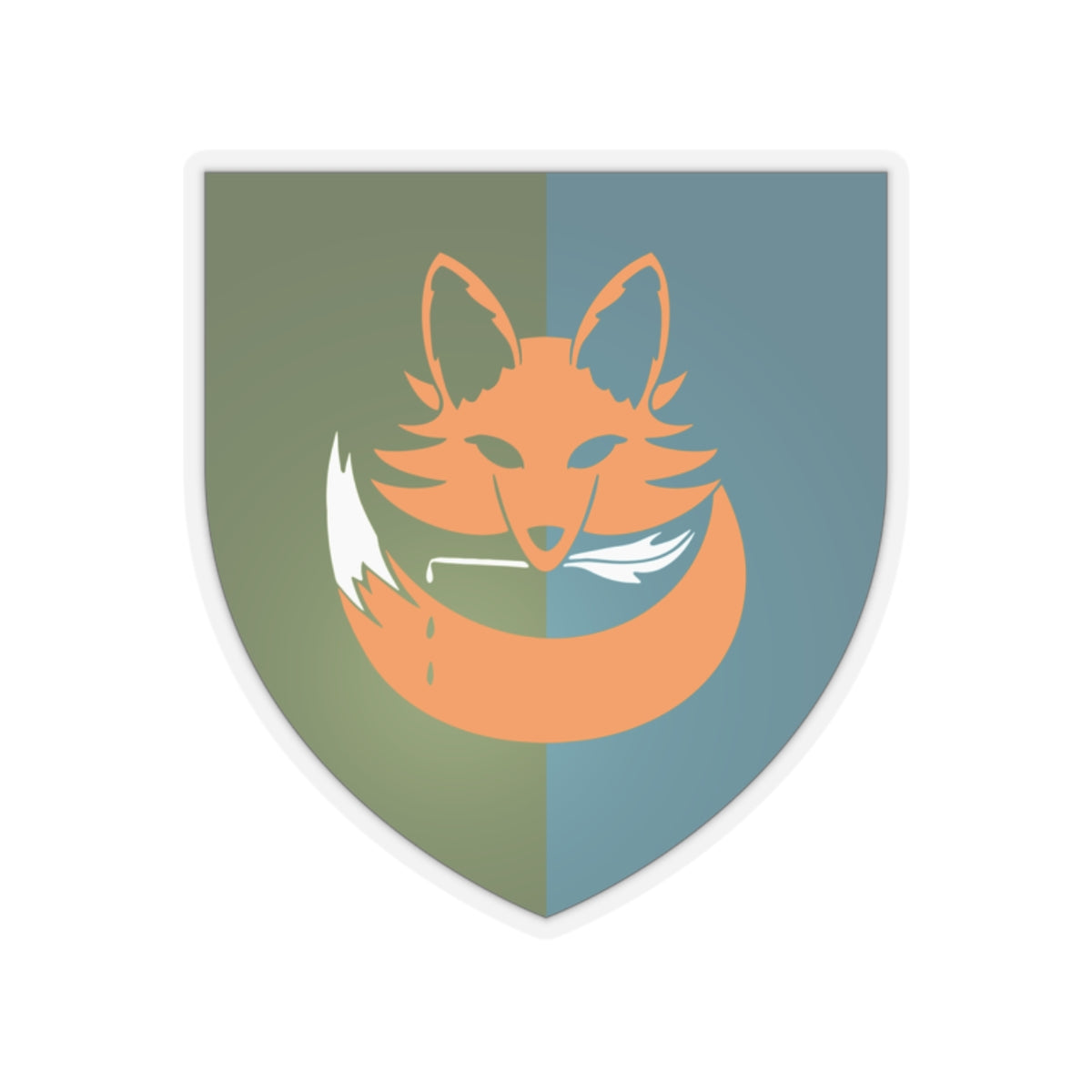 Fox with Quill Stickers (Customizable)