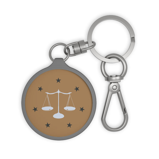 Balanced Scales Keyring Tag (Customizable)